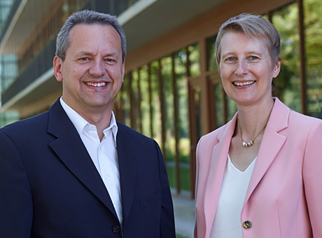 Portrait von Dipl.-Ing. (FH) Beate Birzele und Dipl.-Ing. (FH) Konrad Rebholz